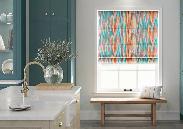 Bombay Velvet, Firestalk - Motorised Roman Blind - Image 3